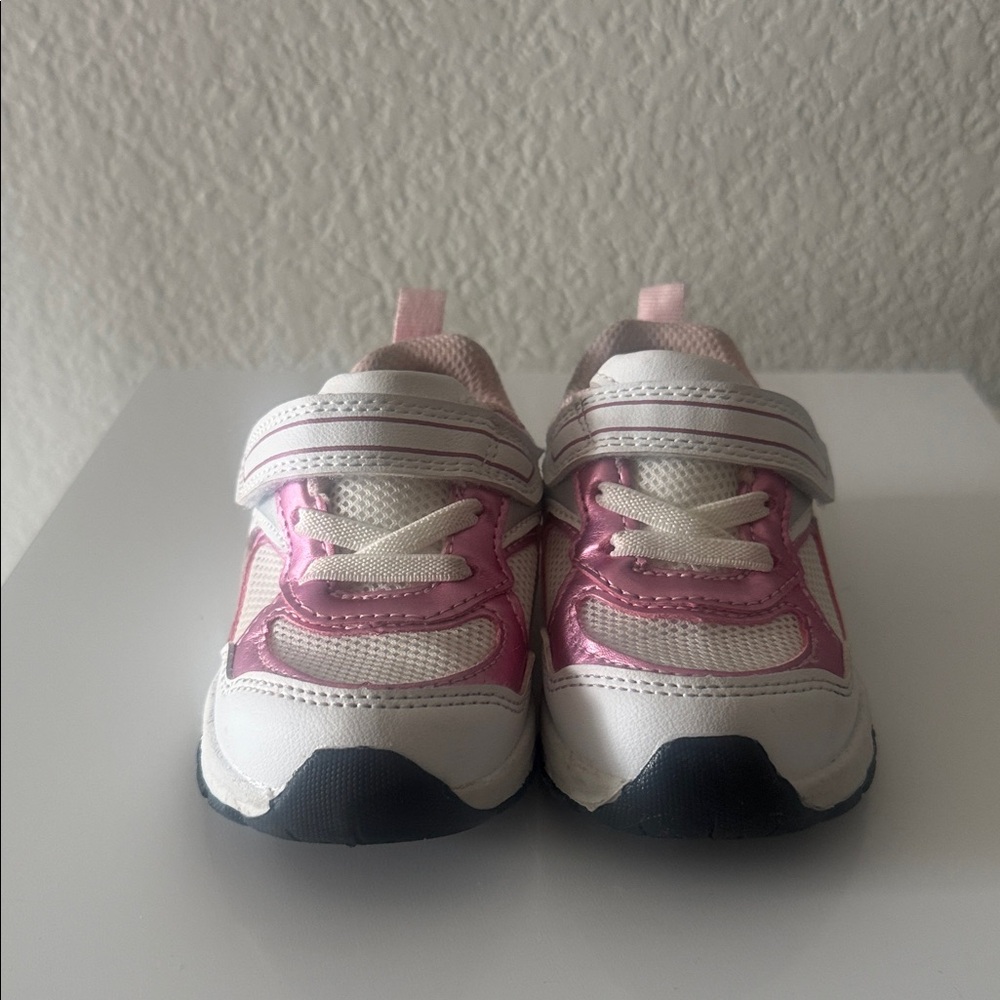 Wonder Nation Pink and White Kids Sneakers